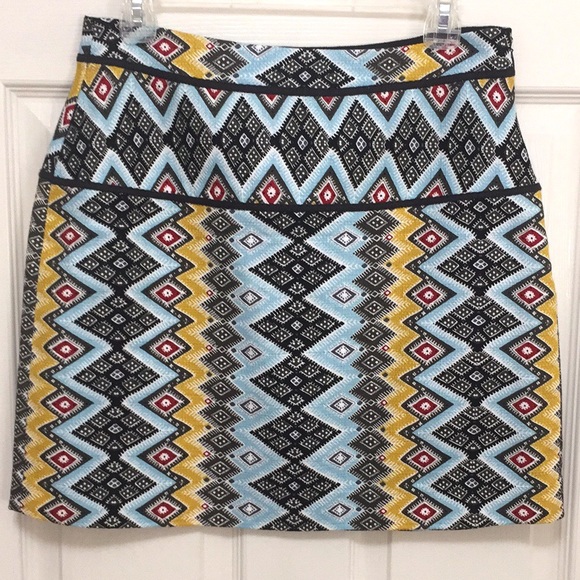 Loft Vibrant Boho Shift Skirt - Picture 4 of 12